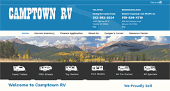 Desktop Screenshot of camptown-rv.com